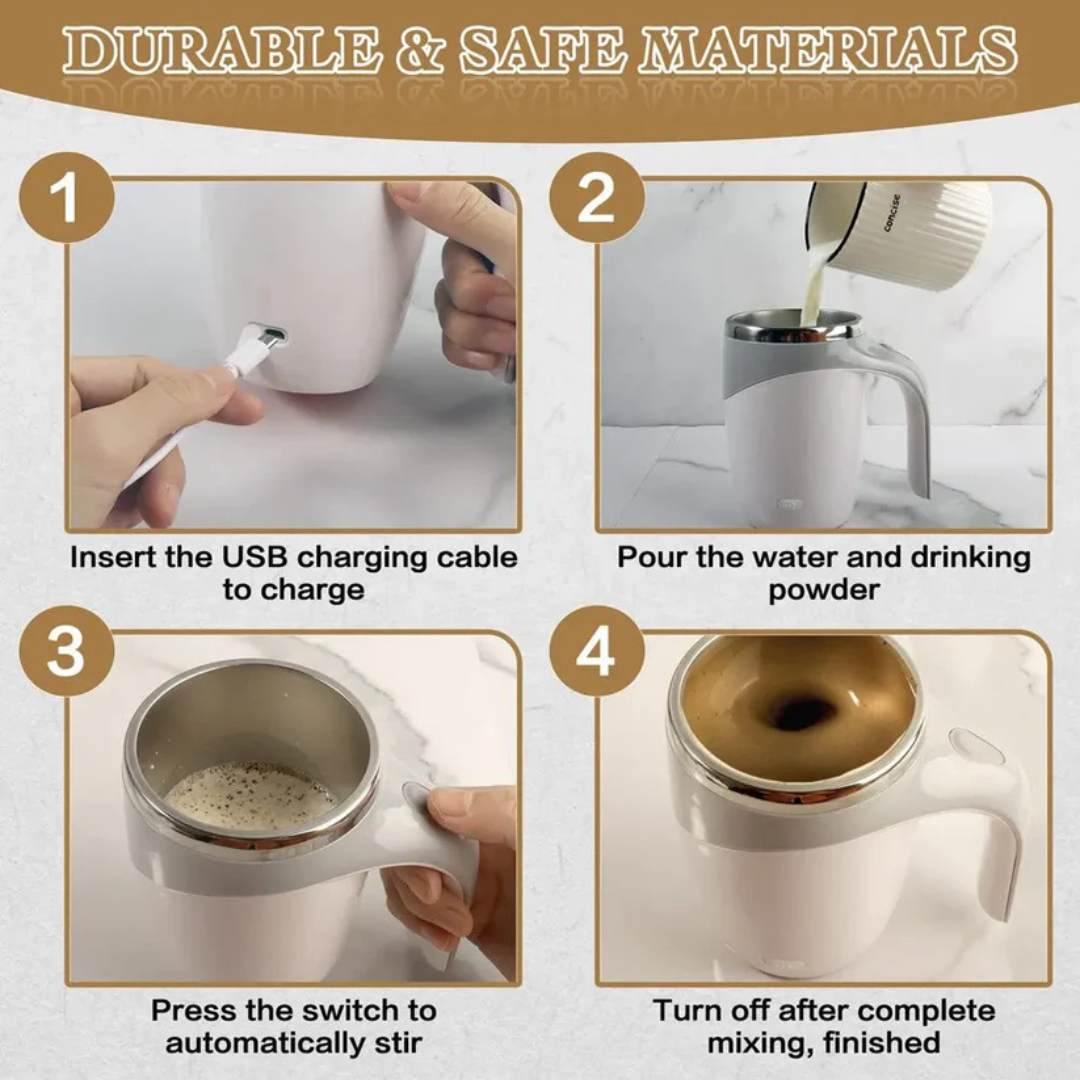 Auto Stirring Rechargeable Mug