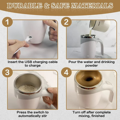 Auto Stirring Rechargeable Mug